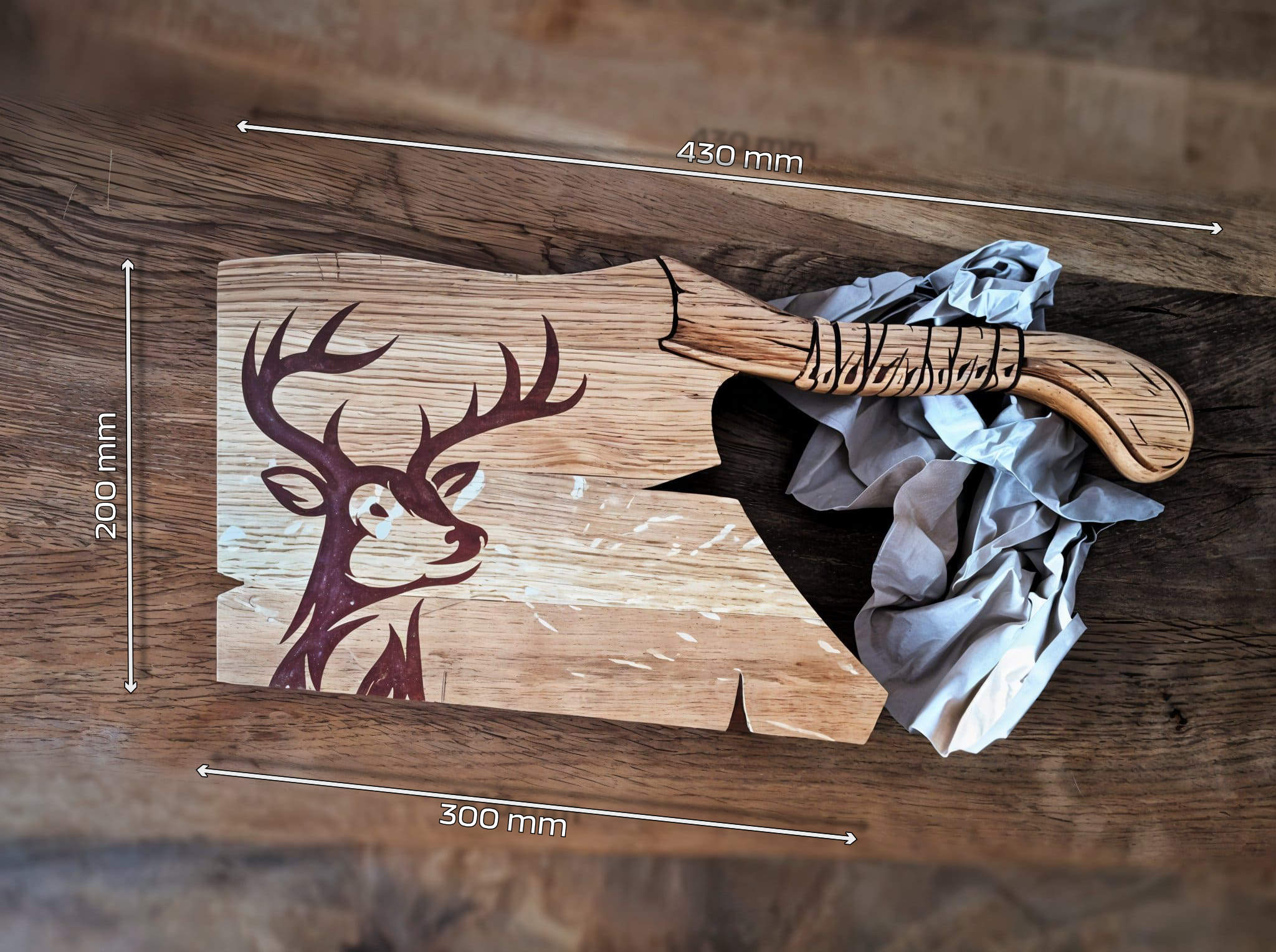 Wooden-Axe, die Kleine